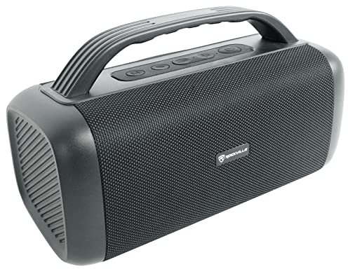 Rockville RPB55 Portable Bluetooth Speaker, TWS Pairing, 16-Hour Battery, Dual 3.5 Full-Range Drivers, Passive Bass Radiators, Bluetooth, Hands-Free Calling, Perfect for Home, & Outdoor Use