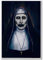 Neejaold Vintage-Horror-Film-Poster, Kunstwerk The Conjuring Mystery Nonne, Leinwand-Kunst, Halloween-Drucke, Gemälde, klassische Gruselfilm-Poster, Halloween, Raum-Wanddekoration für Schlafzimmer