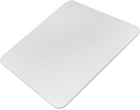 NUOBESTY Alfombrilla De RatóN Gaming De Vidrio Templado Transparente, Mousepad Para Oficina Y Juegos, 25x25 Cm, Superficie Suave Y Precisa, ProteccióN De Escritorio
