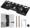 Doumneou Regalstift-Vorrichtung, Regalstift, Bohrschablone, schwarze Aluminiumlegierung, präzise Schrankmontageschablone