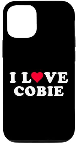 Hülle für iPhone 14 Ich liebe Cobie. Passender Name für Freundin und Freund Cobie