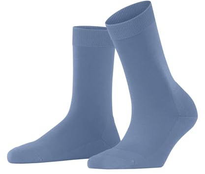 FALKE Damen Socken Cosy Wool W So Wolle Kaschmir einfarbig 1 Paar, Blau Airy Blue 6707, 35-38