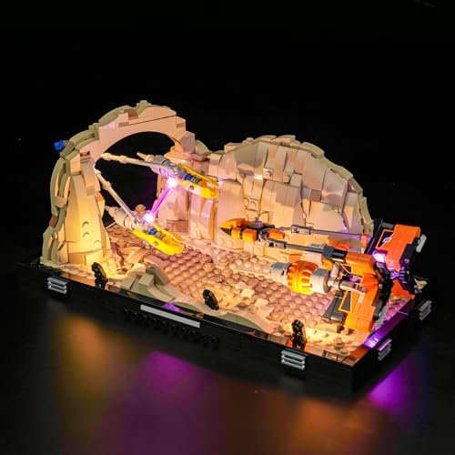 Led Light Set for Lego 75380 Mos Espa Podrace Diorama (No Lego), Decoration Lighting Set for The Phantom Menace Creative Toys