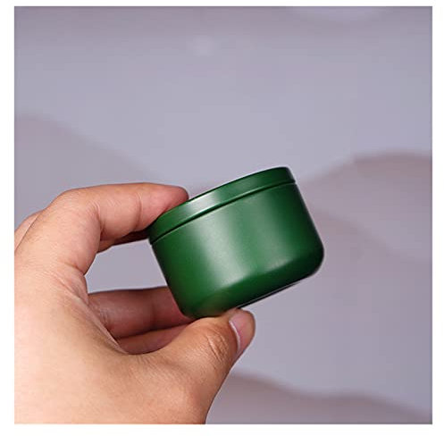 CTCOIJRN Scatola di immagazzinaggio for caramelle in latta creativa di latta for il tè, scatola di smistamento di piccoli oggetti personalizzata rotonda, adatta for contenitori di stoccaggio di tè sfu