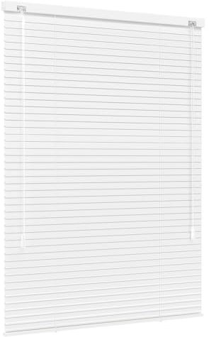 Jalousiescout Lightless Jalousie Aluminiumjalousie, Verdunkelungsrollo, Innovative Verdunkelungstechnik, Sichtschutz, ohne Bohren, 90 x 250 cm (BxH), Weiß matt