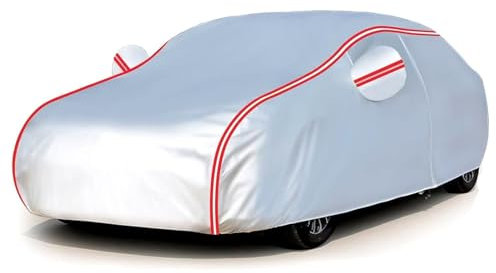 Autoabdeckung für Lamb𝘰rghini LM (490 x 200 x 185cm),Verdickte Autoabdeckung,wärmeisolierend,wasserdicht,Kratzfest,staubdicht,UV-beständig mit seitlichem Reißverschluss