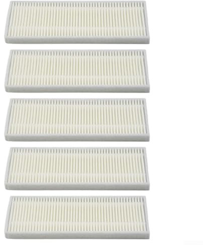 Filtro di ricambio per aspirapolvere, a lunga durata e riutilizzabile, per aspirapolvere robot per Lefant F1, confezione da 5