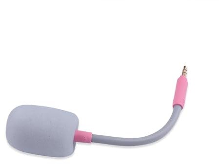 Barracuda X Mic Replacement for Razer Barracuda X Wireless Gaming Headphone,3.5mm Detachable Gaming Microphone Boom (Pink)