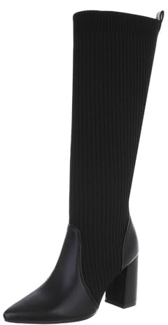 Ital Design Damenschuhe Stiefel High-Heel Stiefel