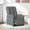 Willood Wilood Massagesessel Fernsehsessel Relaxsessel mit Liegefunktion Elektrisch Dunkelgrau Stoff