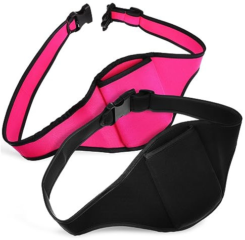 JOINPAYA 2pcs Mic Belt Pouch Holder for Fitness Microphone Trim Mic Transmitter Belt Carrier Waist Bag for Gym Instructor Microphone Holder