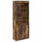 vidaXL Highboard Räuchereiche 70x35x180 cm Holzwerkstoff, Schrank, Lagerschrank, Schrank hoch, Beistellschrank, hoher Schrank, Schrank mit Tür