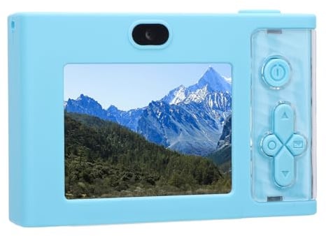48MP Digitalkamera, 1080p HD -Kompakt -Digitalkamera mit 8X Zoom Anti Shake 2,4 -Zoll -IPS -Bildschirm Kleine Digitalkamera, Tragbare Kompakte Retro -Kamera für Reisen, Hochzeit,
