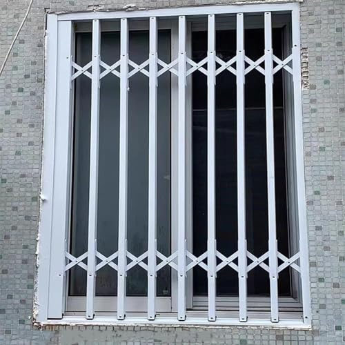 Sicherheitsgitter für Fenster und Schiebetüren, handelsüblicher Einbruchschutz, einfach zu installierende Balustraden für Keller und Kindergärten (76,2 x 86,4 cm)