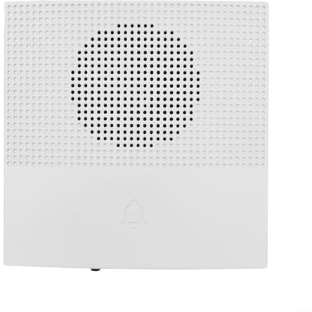 Campanello cablato DC 12 V con 38 opzioni di suoneria, alloggiamento ignifugo in ABS, altoparlante da 90 dB forte per ingresso in casa o in negozio, parete, campanello elettronico per sistemi di