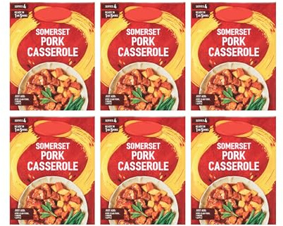 Somerset Pork Casserole Recipe Mix, Free From Artificial Colours, 36g, Pack of 6