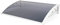 Greenhurst 1126N White Easy Fit 1m Tinted Door Canopy, 97 x 62 x 6 cm