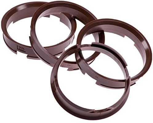 4X Zentrierringe 72,6 x 66,6 mm Braun Felgen Ringe Made in Germany