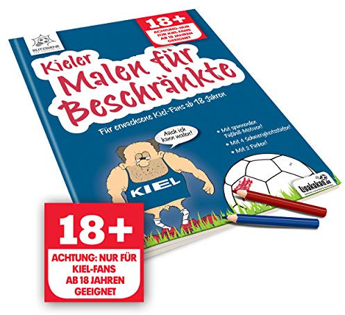 Kiel Fanartikel ist jetzt Kieler Malbuch für Beschränkte by Ligakakao.de