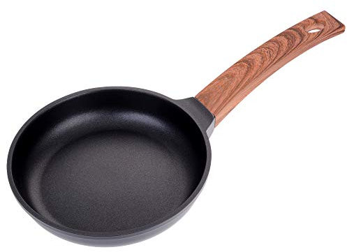 GRÄWE Bratpfanne aus Aluguss, Ø 20 cm, Gusspfanne mit 3-facher Greblon C3 Antihaft-Beschichtung - Serie Alu-Line