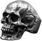 DAOMEI Herren Calvarium Totenkopf Ring Gothic Biker Ring Motorrad Band Schmuck