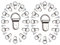D-rings Photo frame hanging hook, YMWALK 100 Pcs Stainless Steel Wall Bracket Hanger with Screws and Box for Hanging Clock, Paintings, Artwork, Picture Frame Hook, Photos, Mirrors