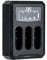 JJC USB Triple Battery Charger Adapter for Sony ZV-1 RX100 Series Digital Cameras Handycam for Sony NP-BX1 Battery