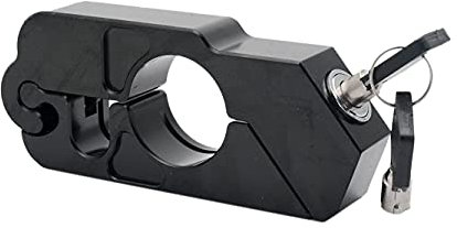Czhxtqz Candado de manillar para motocicleta para acelerador, freno y manillar para asegurar tu bicicleta, scooter, ciclomotor o ATV en menos de 5 segundos.