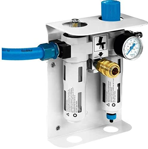 Festool Versorgungseinheit VE-CT (mit Druckregler, Kondensatschnellablass, Öler und ölfreiem Druckluftabgang mit Schnellkupplung)