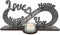Waluna® Liebeseschenk Love You zum Valentinstag Hochzeitsgeschenk personalisiert mit Namen & Datum Teelichthalter Unendlichkeitszeichen zum Geburtstag Jahrstag Teelichthalter in 12 Farben Tischdeko