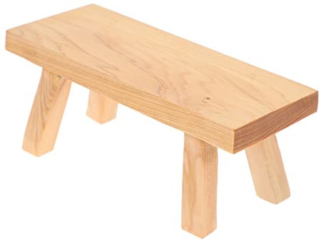 ORFOFE Holzhocker Ornament Als Holz-vitrinenhocker Bastelhalter Und Bastelständer Holz-basteldekor Im Retro-stil Für Präsentation Und Aufbewahrung