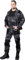 REIS FORECO-B Arbeitslatzhose für Herren | Sicherheitshose | Cargo | Arbeitskleidung | Arbeitshose | Latzhose | Arbeitsanzug | Camouflage-Schwarz | Größe: 52
