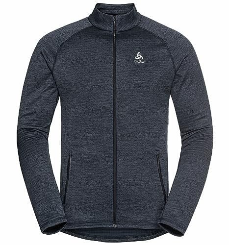 Odlo Herren Langarm Shirt mit Reißverschluss TENCIA, india ink melange, L