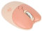 Annadue Mouse Wireless Cute Cat 2.4G 3 Livelli DPI Silenzioso Compatibile per Computer Portatili, Design Simpatico Gatto (Colore del tè al Latte)