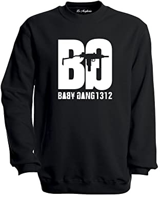 Felpa Girocollo Invernale di BABYGANG Rapper Baby Gang Come Te Uomo Donna Ragazzi Unisex