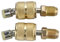 NATEFEMIN 2 x Adapter, R410A Lade-Vakuum-Anschluss-Adapter, Mini-Split-Klimaanlage, Messing, Konverter, Zubehör-Werkzeug