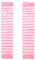 Luckious 2pcs Arm Warmers Fingerless Gloves for Women - Stay Cozy and Stylish with Long Knit Striped Gloves (Black & White or Pink & White)!