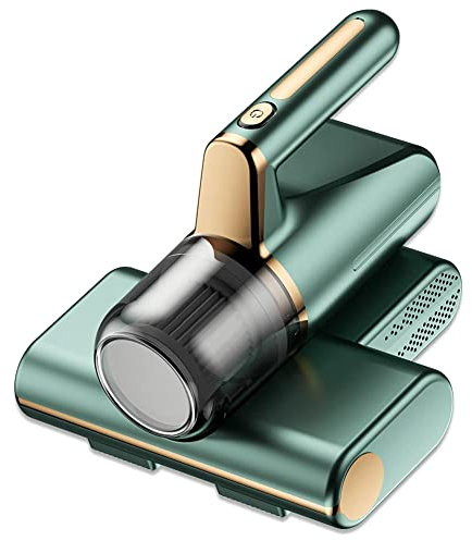 Xtahdge Handstaubsauger für Milben, Milbensauger mit UV-C-Licht, Milbenstaubsauger, Milbensauger für Matratzen, Sofas, Teppiche, Grün