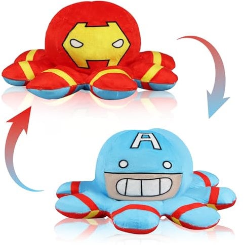 Octopus Kuscheltier, Oktopus Plüsch Wenden, Krake Plüschtiere, Spider Qualle Plush, Octopus Kuscheltiere Spielzeug Geschenke für Kinder