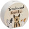 Hunde Spardose mit Spruch Treuhundkonto Schäferhund Frenchie Design Ideal für Terrier Fans Hundemenschen sparen Sparfuchs
