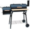 Panana Charcoal BBQ – Portable Barrel Barbecue with Warming Rack, Temperature Gauge, Wheels, Large Cooking Grill,Portable BBQ Use Anywhere In Your Garden (#4)