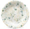 PAW - Assiette Jetable en Carton (18 cm) I Lot de 8 I Assiettes Jetables Idéales pour Mariage, Communion, Fêtes, Anniversaire I Impression de Assiettes en Papier à Base d'eau I Eucaliptus Doré