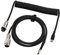 EPOMAKER Mix V2 1.8m Coiled Keyboard Cable, USB C to USB A Double-Sleeved Cable with Detachable Metal Aviator for Mechanical Gaming Keyboard (Black)