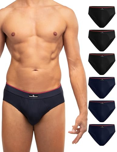 DANISH ENDURANCE 6er Pack Herren Slips, Klassischer Slip aus Baumwolle | Klassischer Slip aus Baumwolle, Weich, Atmungsaktiv & mit Stretch für Alltag und Sport, Herren Unterwäsche