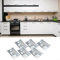 Kitchen Cabinet Brackets Carrier Plate Wall Mounting Cupboards Hanger Suspension Rails for Kitchen Living Room Restaurant
