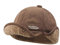Rayson Winter Docker MüTze für Herren mit Ohrenklappen Unisex Warm Gerollte Krempe Dockercap mit Kunstfellfutter(Braun,Einheitsgröße)