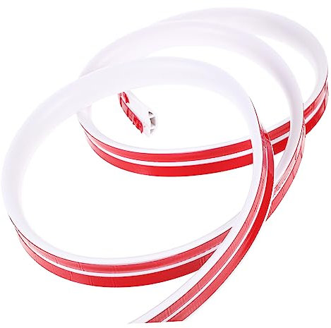 Yardenfun Kabelrohrversteck Selbstklebend Pvc 2m Weiß 10x6mm Kabelmanagement Kabelschlauch Organizer Für Büro Und Zuhause