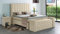 Boxspringbett Kimm 240x220, KL-Granit, 7-Zohnen Taschenfederkernmatratze, Ergoflex - Inklusive Aufbau - Deutscher Hersteller