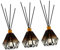 PRETYZOOM 3St Aromatherapie Duftstäbchen Diffusor parfümbalsam für die Toilette Aromaflasche inneneinrichtung glasflasche weihnachtsdeko dekorativer langanhaltender Duftbalsam