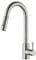 HARNART Kitchen Tap, Stainless Steel Touch Kitchen tap with Pull Out Spray Hose 1 Hole,360° Swivel Kitchens Sink Mixer with 2-Mode Sprayer,Brushed Nickel